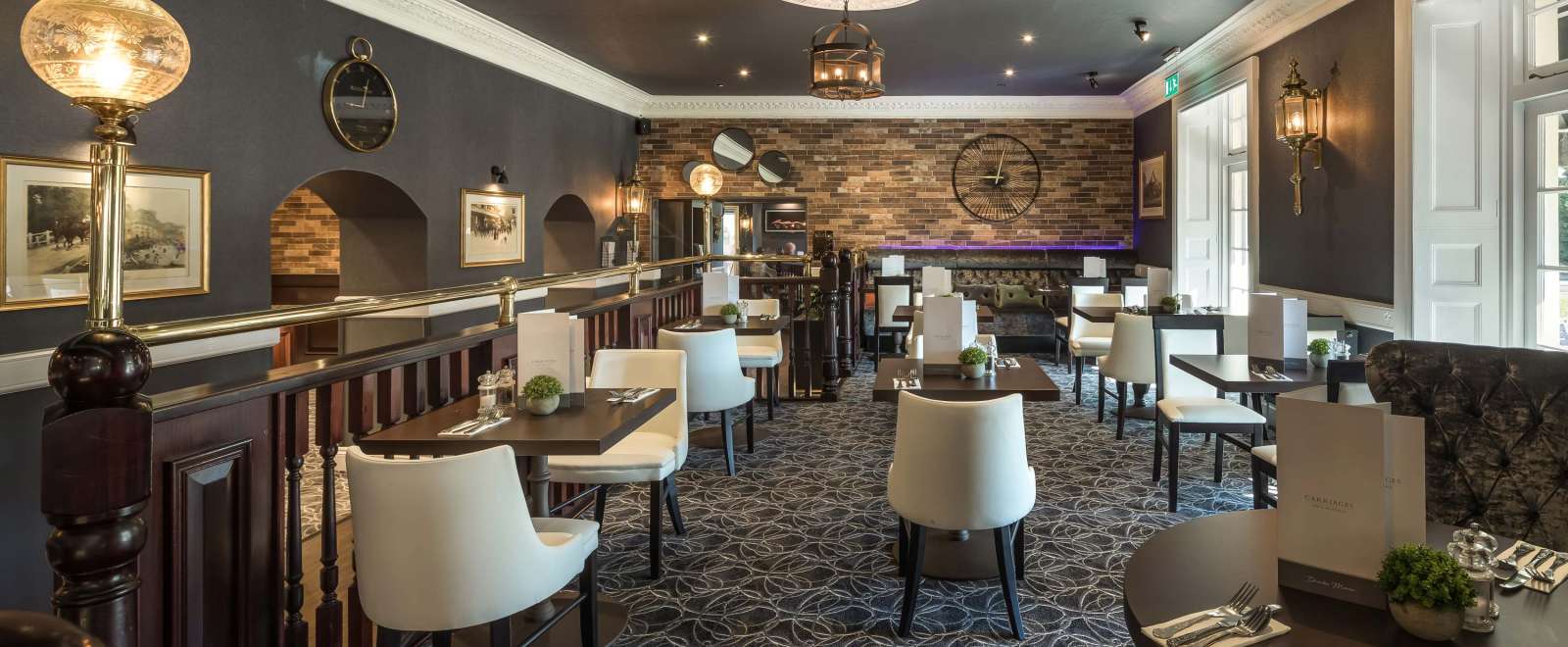 Devon Hotel Carriages Restaurant Dining Area