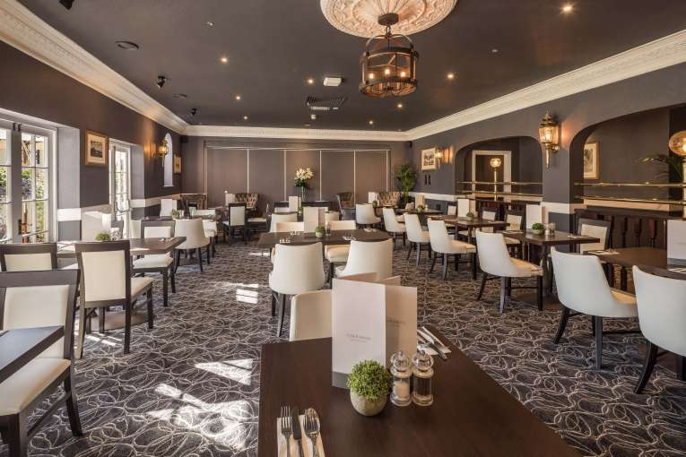 Devon Hotel Carriages Restaurant Dining Area