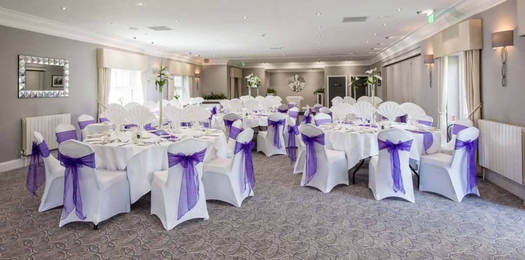 Devon Hotel Wedding Reception Tables and Chairs