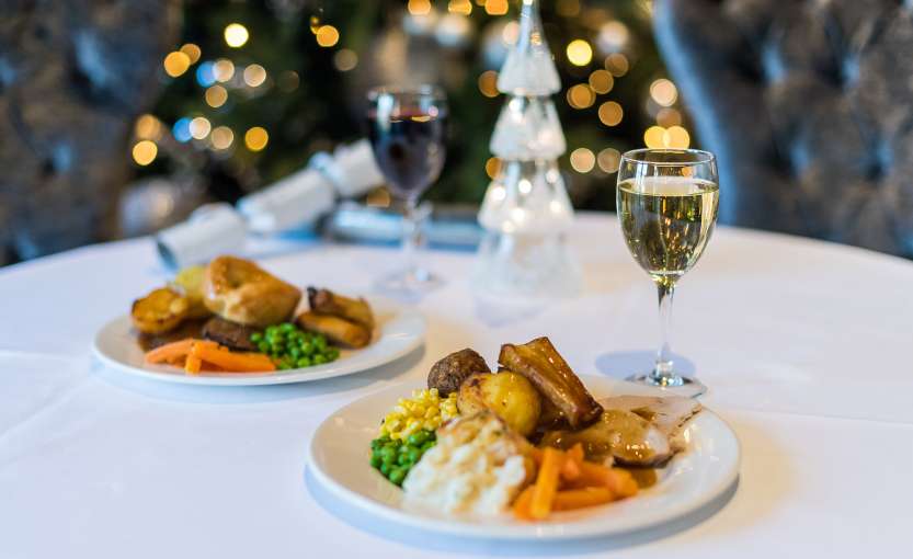 festive carvery table