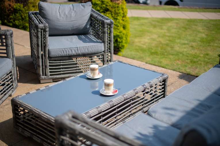 Coffee on terrace