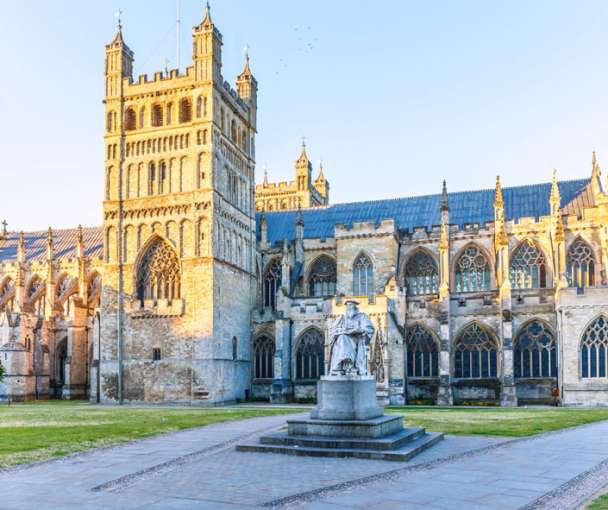 Exterior of Exeter Cathedral