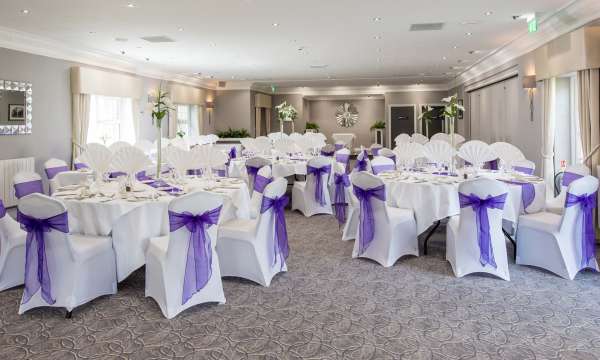 Devon Hotel Wedding Reception Tables and Chairs