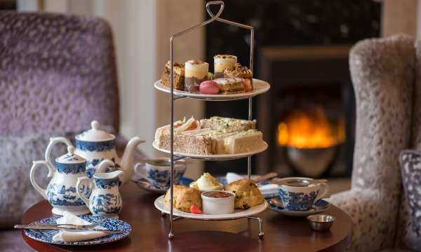 Afternoon tea in the Terrace Lounge at The Imperial Hotel, Barnstaple