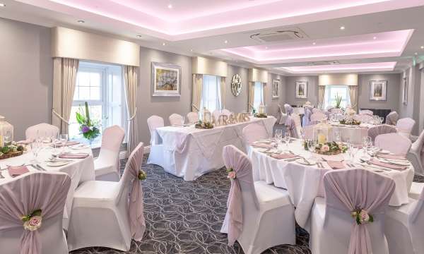 Wedding breakfast in Victorian Suite at Devon Hotel