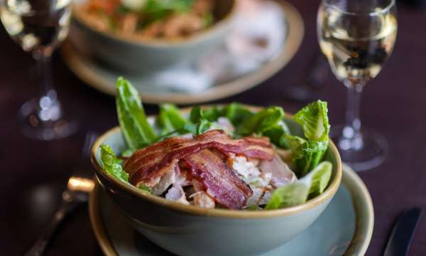 Chicken Caesar Salad at The Devon Hotel 