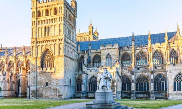 Exterior of Exeter Cathedral