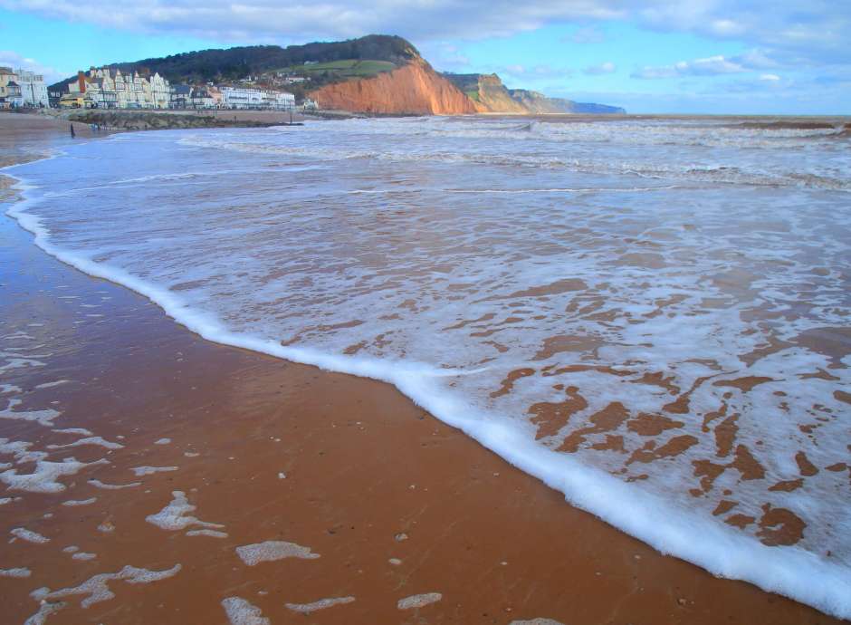 Beach at Sidmouth South Devon