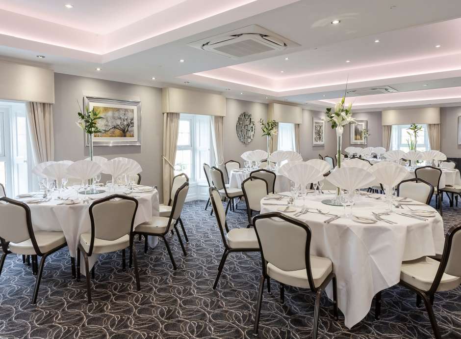 private dining in victorian suite at Devon Hotel