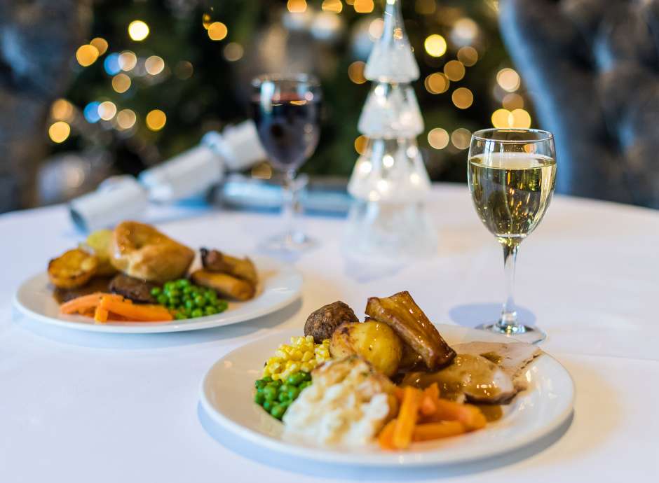 festive carvery table