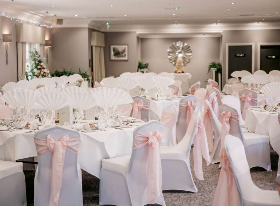 regency suite laid up for a wedding